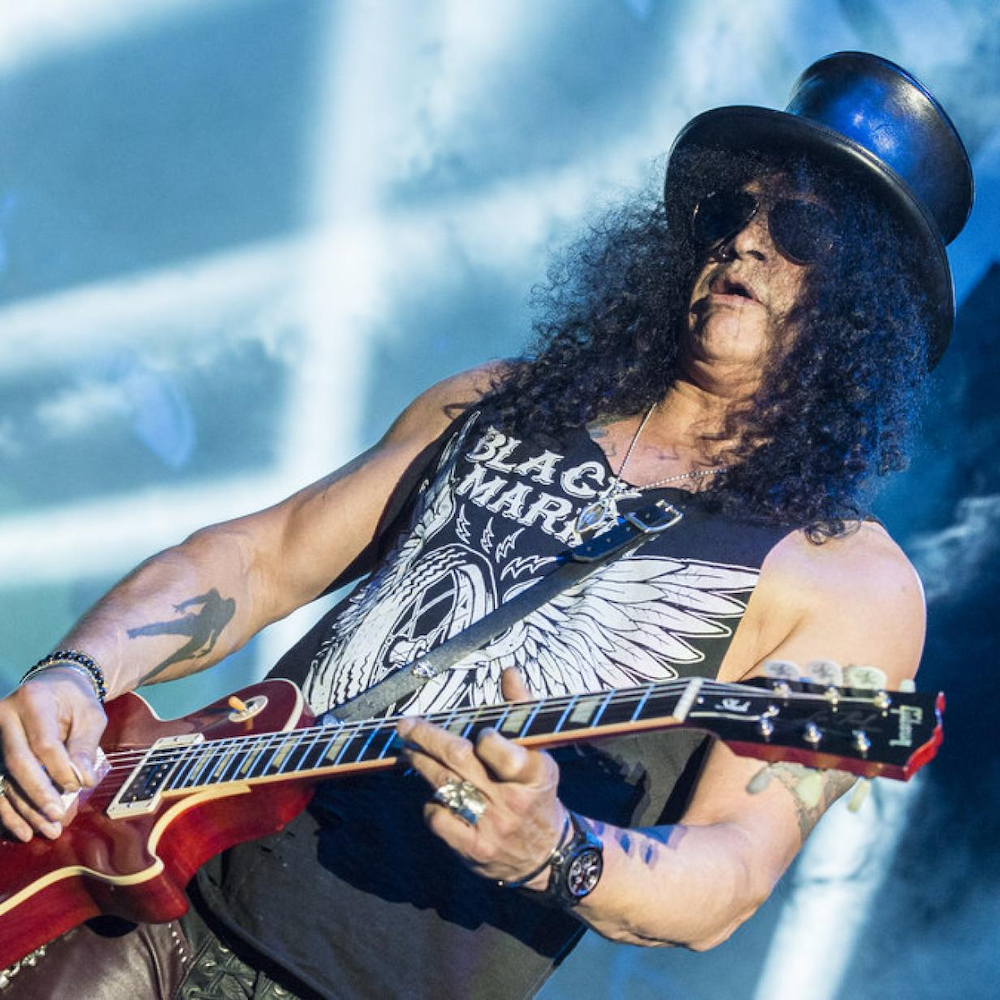 Slash, Guns N' Roses Signature Gibson Sunburst Guitar signed