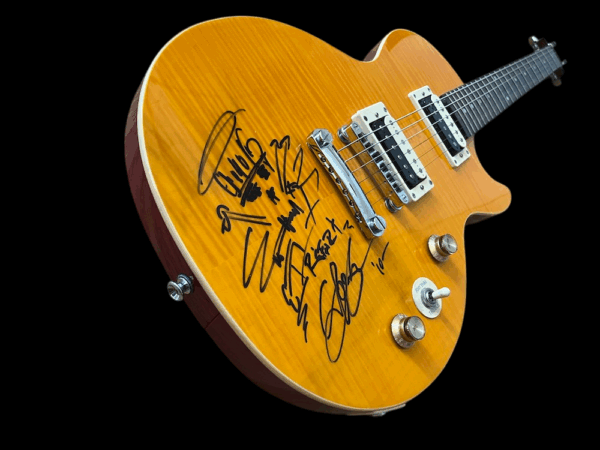 GUNS N' ROSES SLASH SIGNATURE EPIPHONE GUITAR SIGNED - Image 5
