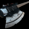 KISS GENE SIMMONS SIGNATURE CORT AXE BASS GUITAR SIGNED - Image 2