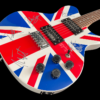 DEF LEPPARD SIGNATURE UNION JACK WASHBURN GUITAR SIGNED - Image 4