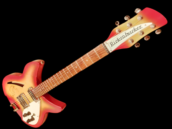 ORIGINAL TOM PETTY SUNRISE RICKENBACKER GUITAR SIGNED - Image 5