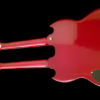 LED ZEPPELIN EPIPHONE CHERRY DOUBLENECK GUITAR SIGNED, IAS CERTIFIED - Image 2