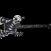 DOKKEN GEORGE LYNCH ESP SKULL N' BONES J.FROG GUITAR SIGNED - Image 2