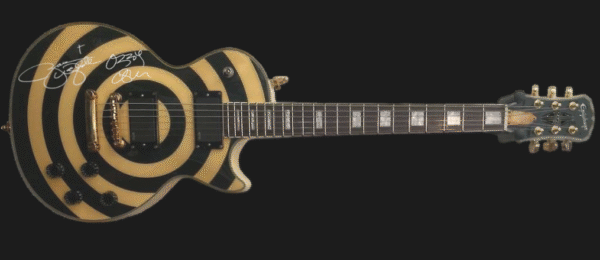 🔥 OZZY OSBOURNE, ZAKK WYLDE  RARE SIGNED AUTOGRAPHED GUITAR, IAS CERTIFIED 🔥