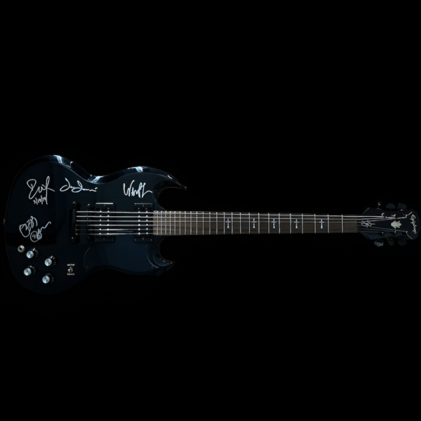 Black Sabbath Autographs - Authentic, Signed Guitar
