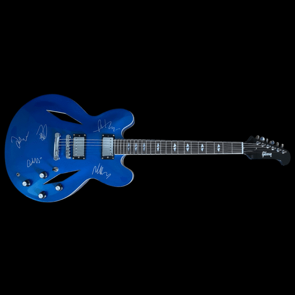 Foo Fighters Dave Grohl Signature Pelham Blue Gibson Guitar Signed