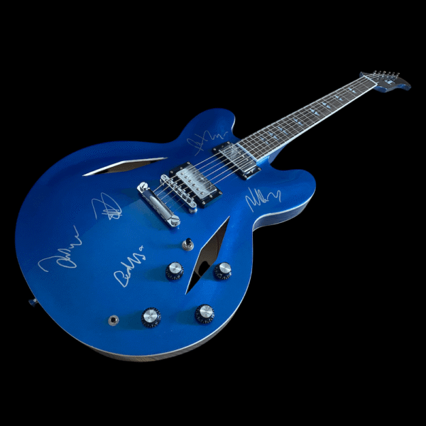 Foo Fighters Dave Grohl Signature Pelham Blue Gibson Guitar Signed - Image 2