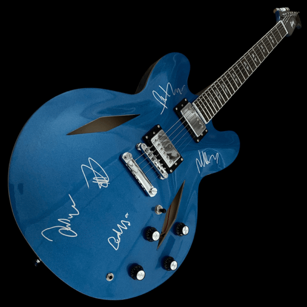 Foo Fighters Dave Grohl Signature Pelham Blue Gibson Guitar Signed - Image 3
