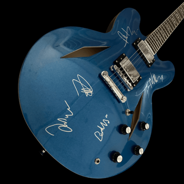 Foo Fighters Dave Grohl Signature Pelham Blue Gibson Guitar Signed - Image 4