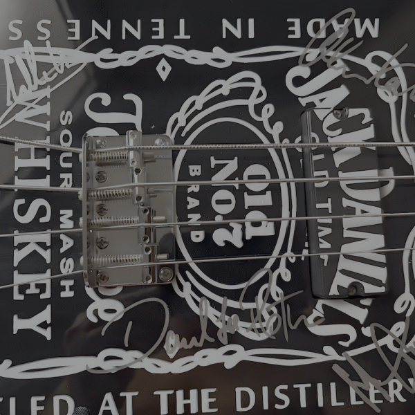 Van Halen Michael Anthony Jack Daniels Bass Guitar Signed - Image 4