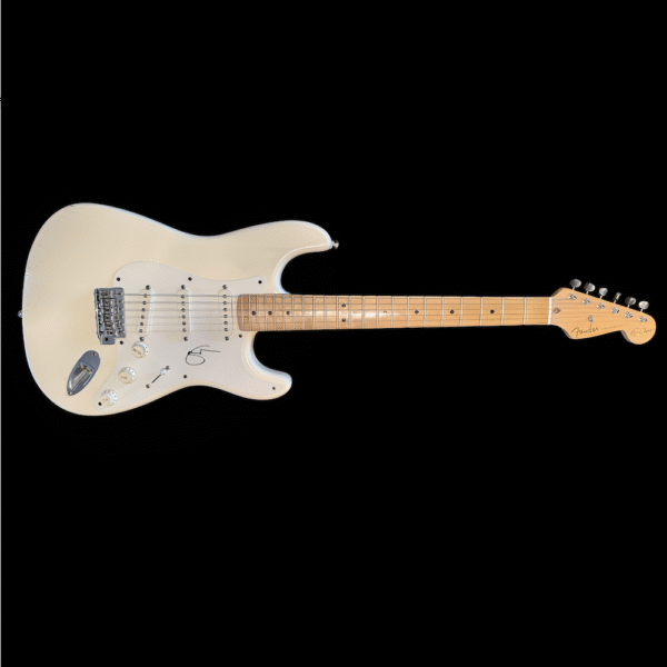 ERIC CLAPTON EBONY SIGNATURE FENDER STRATOCASTER GUITAR SIGNED