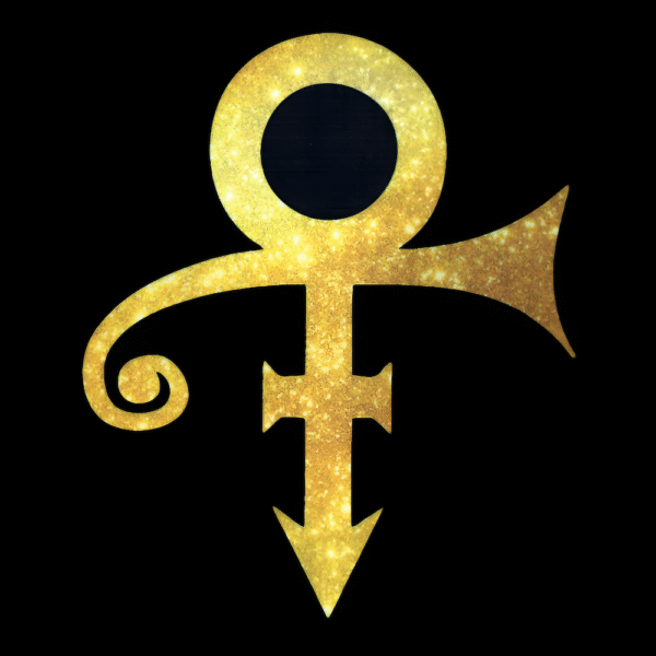 PRINCE GOLD LOVE SYMBOL DIAMOND SERIES GUITAR SIGNED - Image 9
