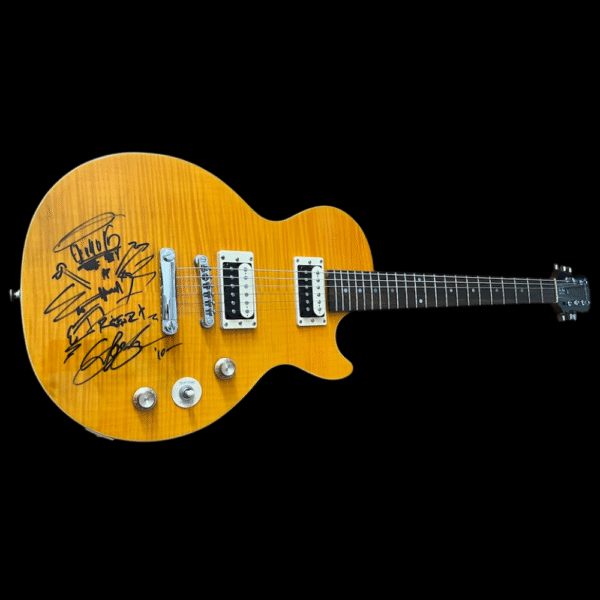 Guns N' Roses Slash Signature Epiphone Guitar Signed - Image 3