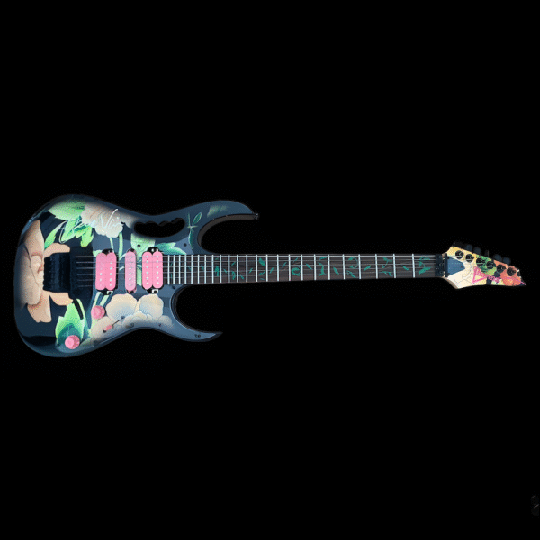 Steve Vai Ibanez Jem77 Floral Pattern Signature Guitar Signed