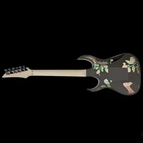 Steve Vai Ibanez Jem77 Floral Pattern Signature Guitar Signed - Image 4